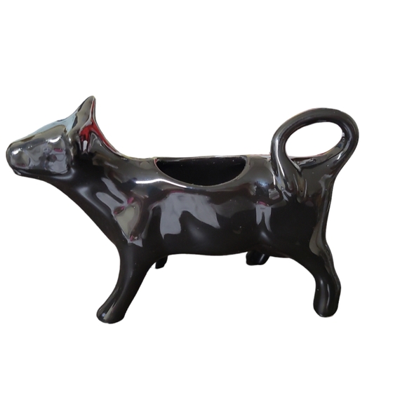 Source Unknown Kitchen Vintage Creamer Black Cow Gravy Holder Farmhouse Poshmark